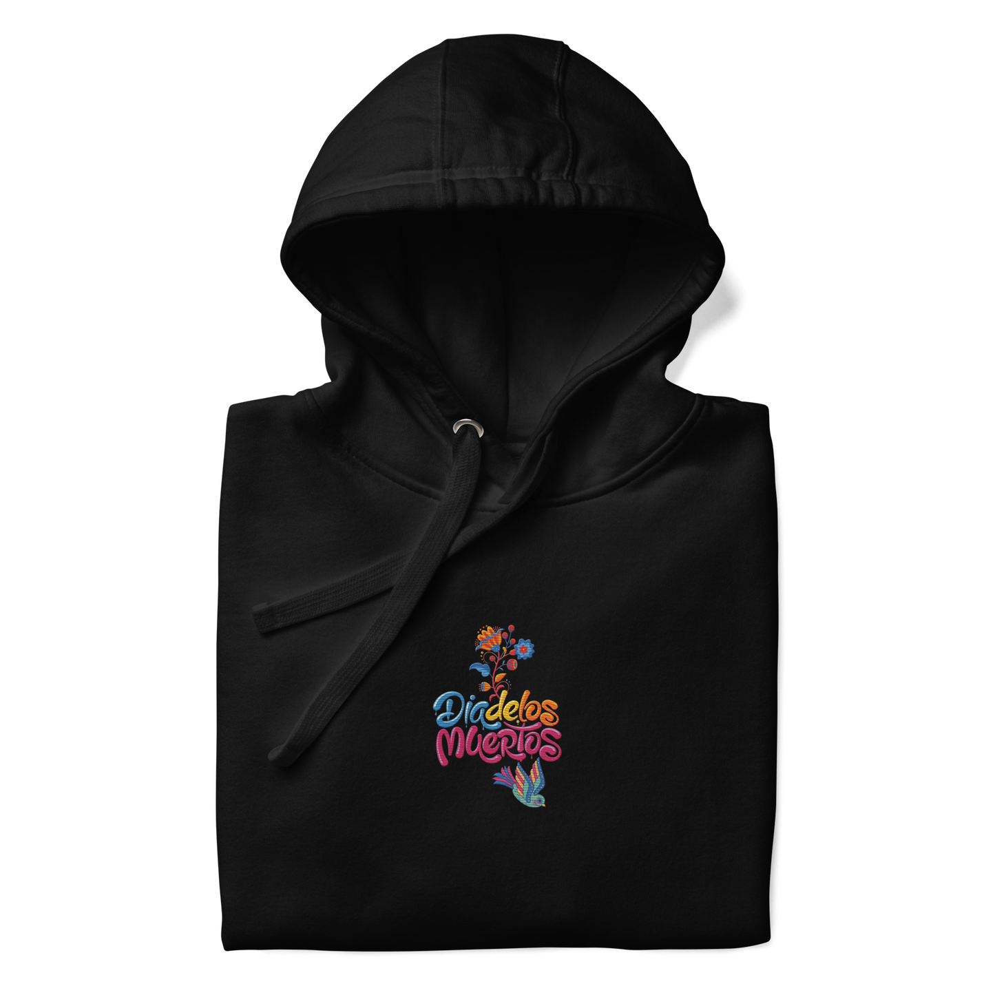Dia de los Muertos Flower Embroidered