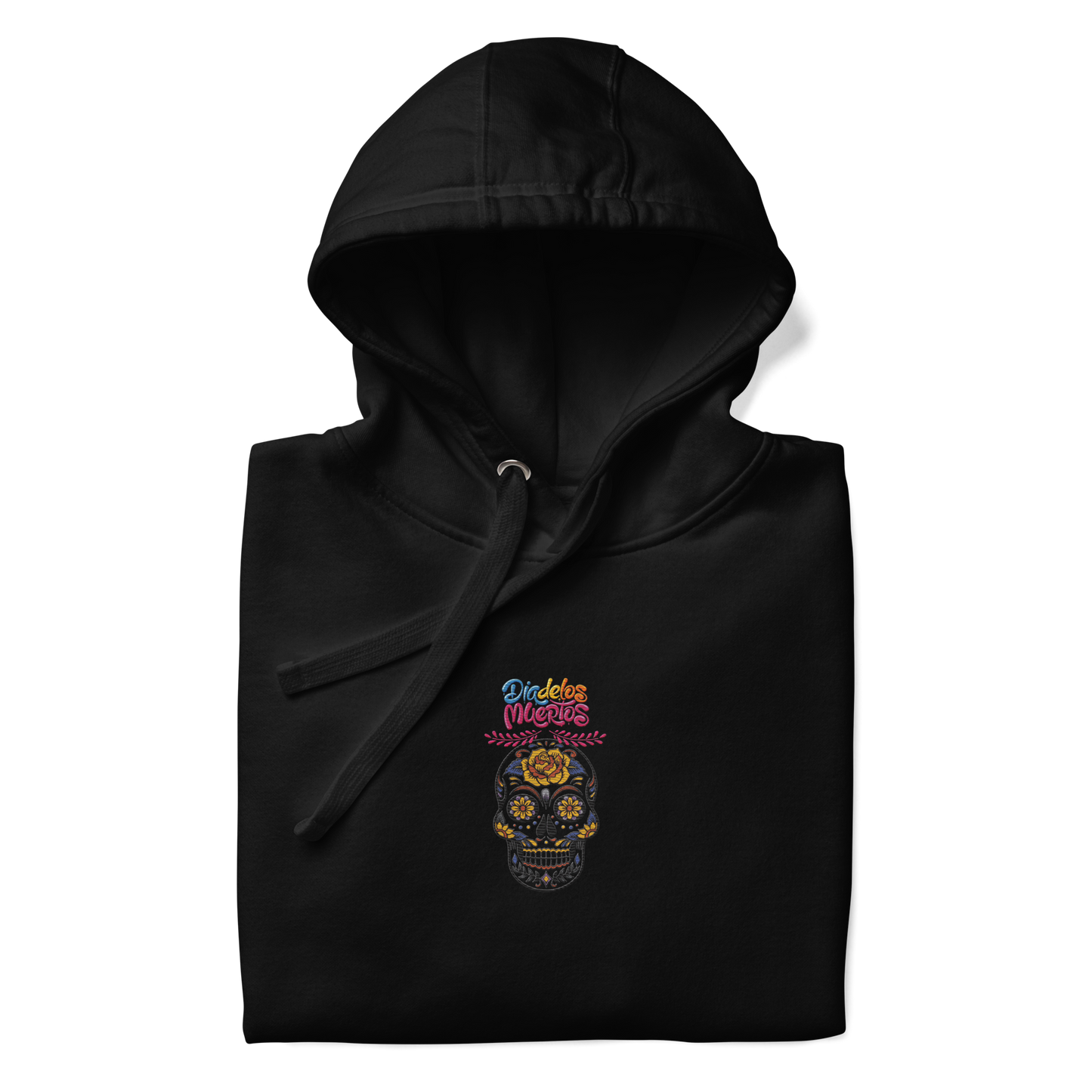 Dia de los Muertos Skull Embroidered