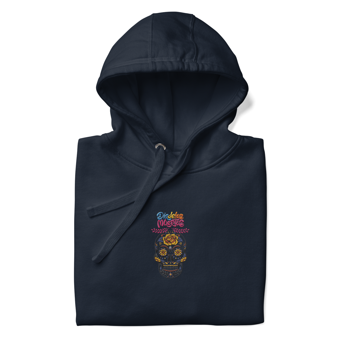 Dia de los Muertos Skull Embroidered